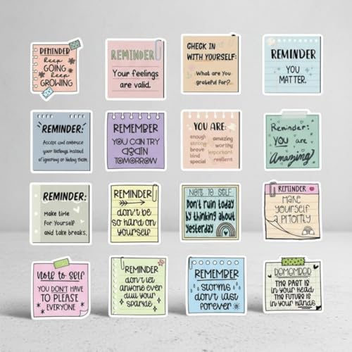 Mazo Moon 50 x Motivational Reminder Stickers