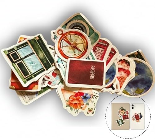 Mazo Moon 46 x Travel Stickers