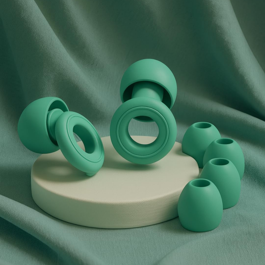 Mazo Moon NoiseBud Reusable Silicone Ring Earplugs