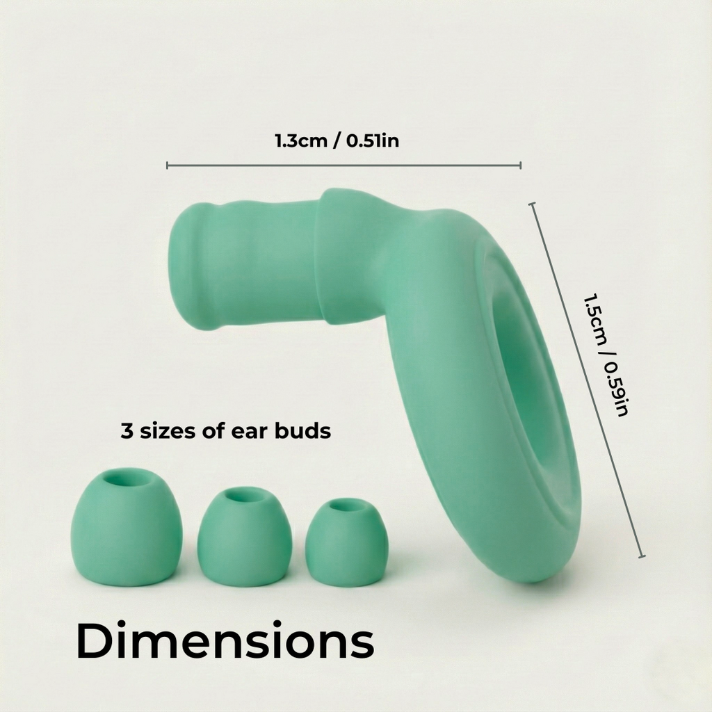 Mazo Moon NoiseBud Reusable Silicone Ring Earplugs