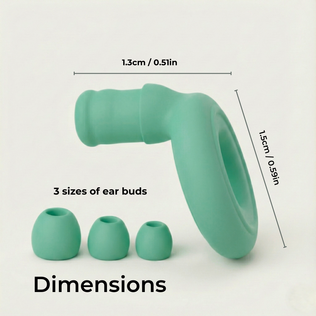 Mazo Moon NoiseBud Reusable Silicone Ring Earplugs