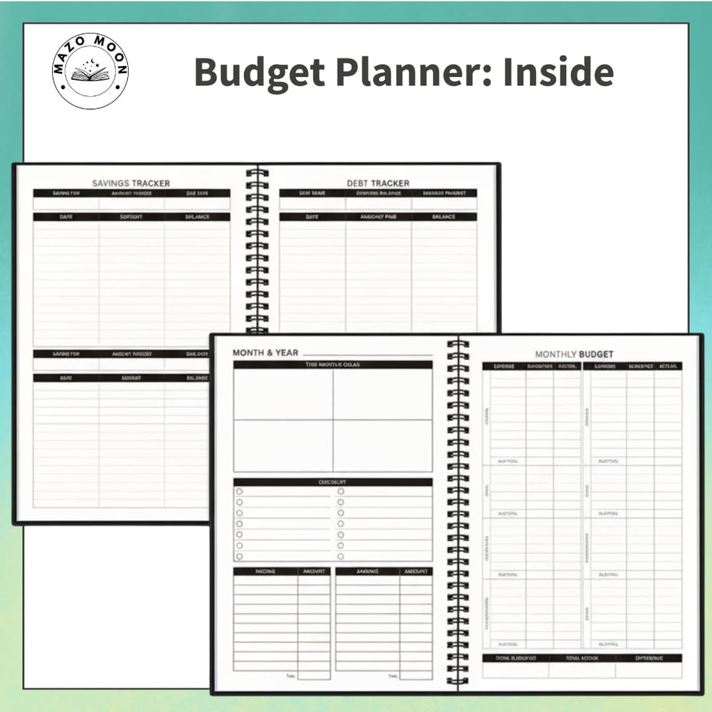 Budget Planner – A5 Finance & Expense Tracker Notebook