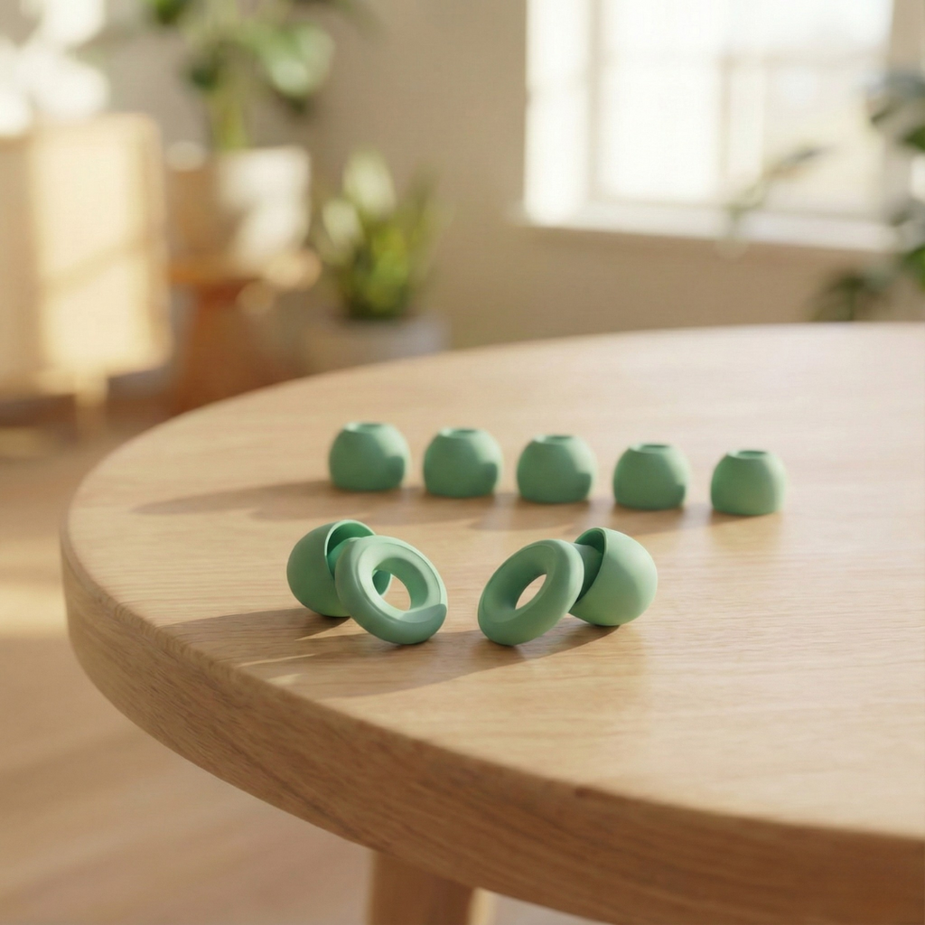 Mazo Moon NoiseBud Reusable Silicone Ring Earplugs