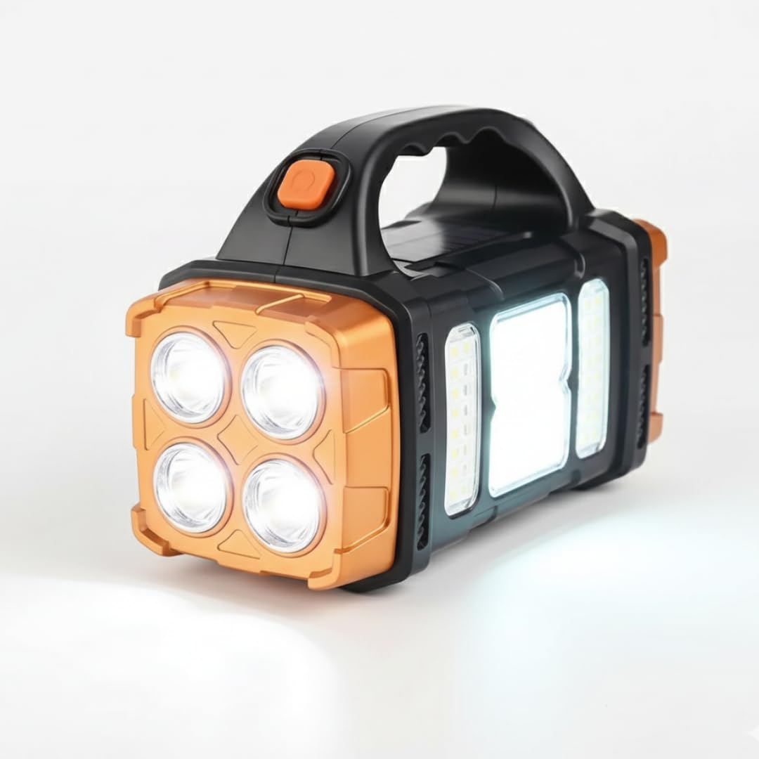 Double-Sided Solar Lantern – Rechargeable LED Torch